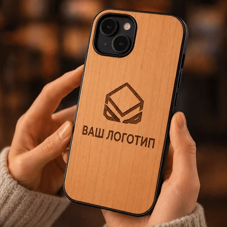 Деревянный чехол с Вашей гравировкой